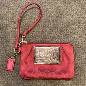 Coach Wristlet, Poppy Collection